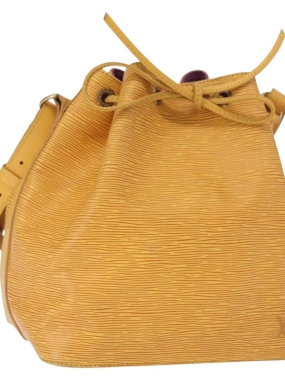 LOUIS VUITTON Epi Petit Noe Shoulder Bag Yellow M44109 LV Auth 162059 - Picture 2 of 16